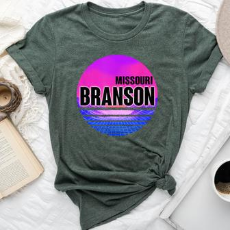 Vintage Branson Vaporwave Missouri Bella Canvas T-shirt | Mazezy