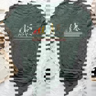 Vintage Ski Evolution Retro For Skiers And Women Bella Canvas T-shirt | Mazezy