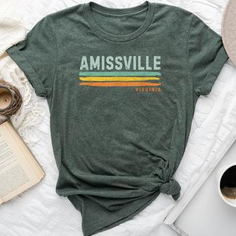 Vintage Stripes Amissville Va Bella Canvas T-shirt | Mazezy