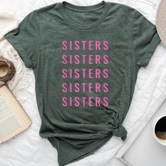 Vlogger Hi Sisters T Bella Canvas T-shirt | Mazezy