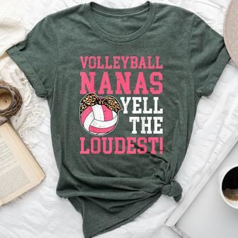 Volleyball Nana Grandma Nana Of A Volleyball Player Bella Canvas T-shirt | Mazezy