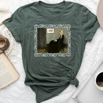 Whistlers Mother Arrangement In Grey And Black Bella Canvas T-shirt | Mazezy