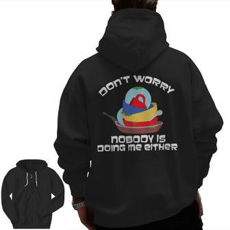 Dirty Joke Joke Adult Humor Humor - Adult Joke Zip Up Hoodie Back Print - Thegiftio UK