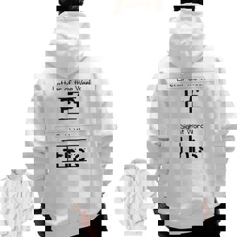 The Letter Of The Week F Sight Word This Zip Up Hoodie Back Print - Seseable