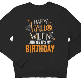 Birthday Halloween Halloween Birthday Youth Sweatshirt - Monsterry UK