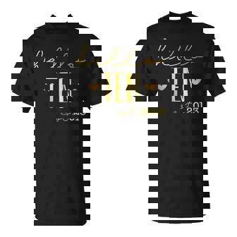 10Th Birthday Hello Ten Year Old Est 2013 Born In 2013 T-Shirt - Monsterry