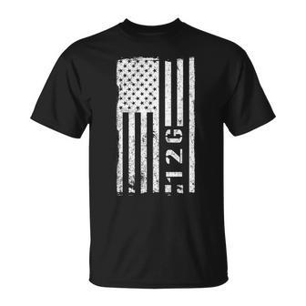 12G Quarrying Specialist Vintage American Flag T-Shirt | Mazezy