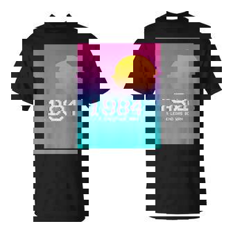 1984 Birthday Legend I Vhs Glitch Vaporwave 80S Retro T-Shirt | Mazezy
