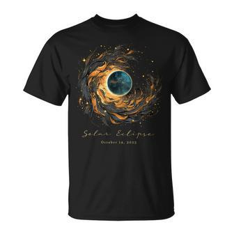 2023 Annular Solar Eclipse Chaser Fan Watching Oct 14 T-Shirt - Monsterry UK