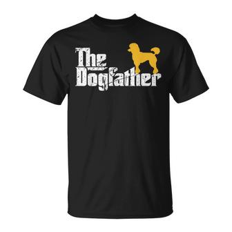 The Dogfather Poodle Lovers Funny Dog Father Day Poodle Unisex T-Shirt