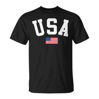 Usa  Men Women Kids American Flag Patriotic 4Th Of July  Unisex T-Shirt