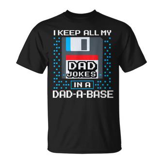Funny Dad Joke  Dad A Base Pun Nerd 80S 90S Vintage  Unisex T-Shirt