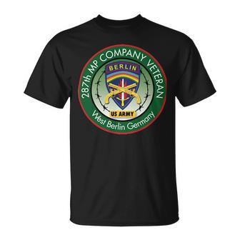 287Th Mp Company Berlin Veteran Unit Patch T Shirt Unisex T-Shirt - Monsterry DE