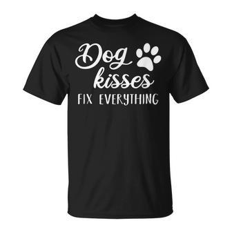 2Nd Chance Cocker Rescue Dog Kisses Fix Everything Unisex T-Shirt | Mazezy