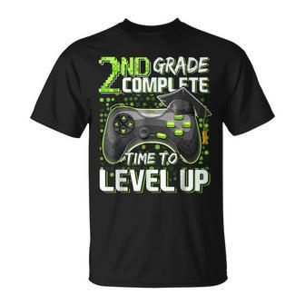 2Nd Grade Complete Time To Level Up Happy Last Day Of School T-shirt - Thegiftio UK