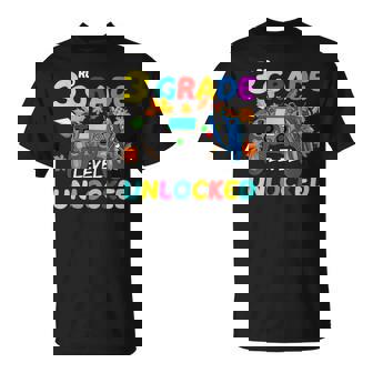 3Rd Grade Level Unlocked Game On 3Rd Grade Back To School Unisex T-Shirt | Mazezy