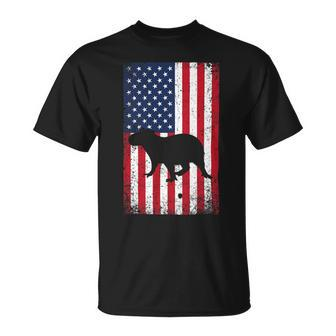 4 July Capybara Lover Capybara Owner Animal Usa Flag Unisex T-Shirt - Monsterry CA