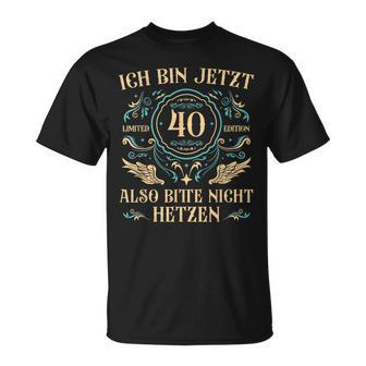 40 Years Old 40Er Dad 40Th Birthday Gift For Mens Gift For Women Unisex T-Shirt | Mazezy