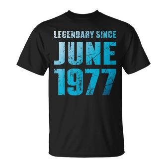 46 Birthday Man 46 Years June 1977 Unisex T-Shirt - Seseable
