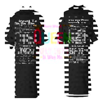 47 Years Old Birthday Girls 47Th Birthday Queen July 1974 Unisex T-Shirt | Mazezy