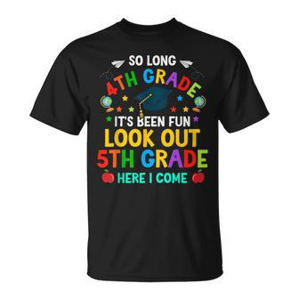 4Th Grade 5Th Here I Come First Day Back To School Kids Unisex T-Shirt | Mazezy