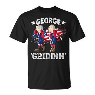 4Th Of July George Washington Griddy George Griddin Freedom Unisex T-Shirt - Monsterry