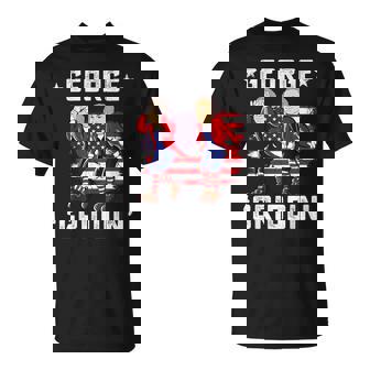 4Th Of July George Washington Griddy George Griddin Funny Unisex T-Shirt | Mazezy