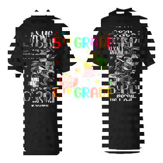 5Th Grade Graduation Dinosaurs Truck 6Th Grade Here We Come Unisex T-Shirt | Mazezy