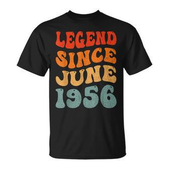 67 Years Old Legend Since June 1956 67Th Birthday Unisex T-Shirt | Mazezy