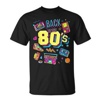 Back To The 80S Costume Party Retro T-Shirt - Monsterry