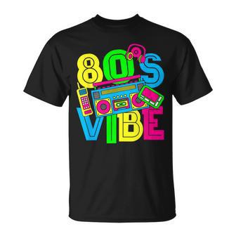 This Is My 80'S Vibe 1980S Fashion 80S 90S Outfit Party T-Shirt - Seseable