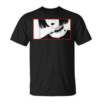 Aesthetic Goth Anime Girl - Soft Grunge Aesthetic Gothic Unisex T-Shirt | Mazezy