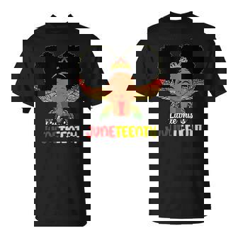 African Little Melanin Queen Junenth Girls Kids Toddler Unisex T-Shirt | Mazezy