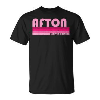 Afton Name Personalized Retro Vintage 80S 90S Birthday T-Shirt | Mazezy