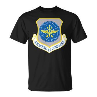 Air Force Air Mobility Command Amc Military Veteran Patch Unisex T-Shirt | Mazezy