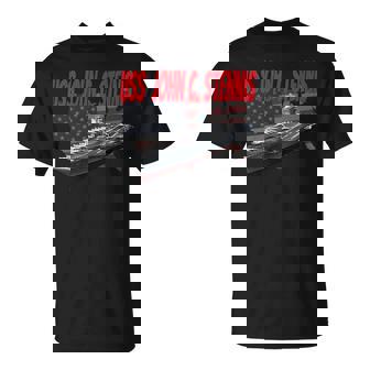 Aircraft Carrier Uss John C Stennis Cvn-74 Grandpa Dad Son T-shirt - Thegiftio