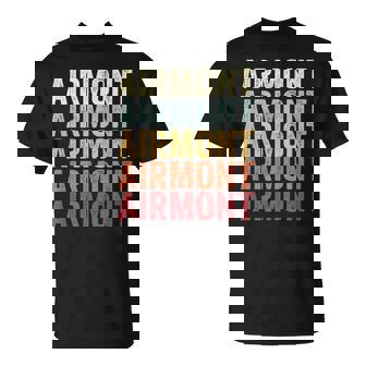 Airmont New York Airmont Ny Retro Vintage Text T-Shirt | Mazezy