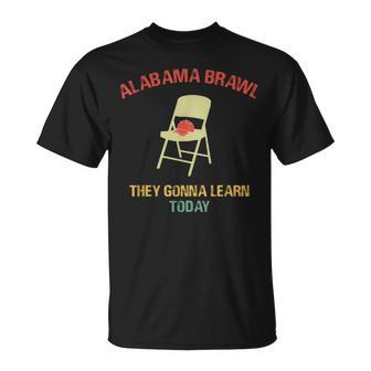 Alabama Brawl Chair A Mass Brawl Breaks Out On Alabama T-Shirt - Seseable