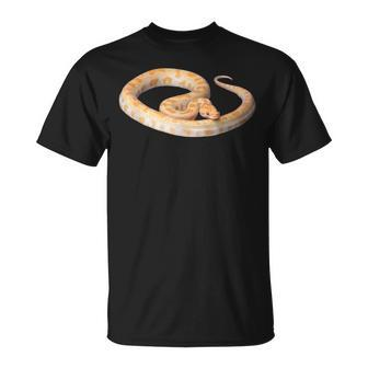 Albino Burmese Python T Golden Python Snake T-Shirt | Mazezy