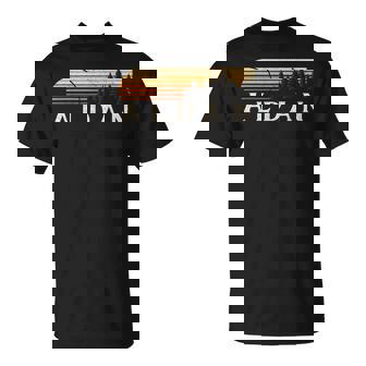 Aldan Pa Vintage Evergreen Sunset Eighties Retro T-Shirt | Mazezy