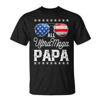 All American Ultra Maga Papa 4Th Of July Sunglasses Unisex T-Shirt | Mazezy
