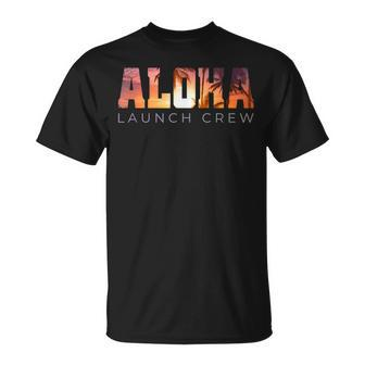Aloha Sunset Tropical Beach Camo Island Honolulu Hawaii Oahu Unisex T-Shirt | Mazezy