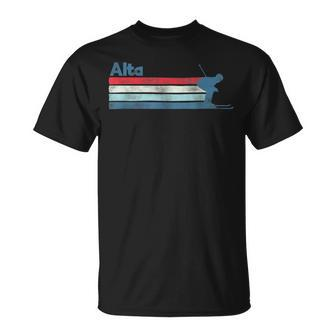Alta Utah Retro Ski T-Shirt | Mazezy AU