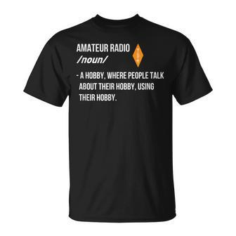 Amateur Radio Transceiver And Operator T-Shirt | Mazezy