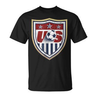 America Soccer Lovers Jersey Usa Flag Support Football Team Unisex T-Shirt | Mazezy