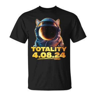 America Totality 40824 Total Solar Eclipse Cat 2024 T-Shirt | Mazezy CA