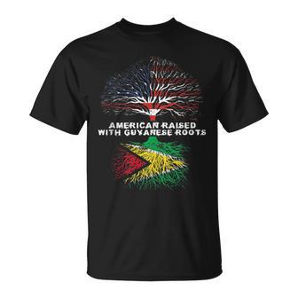 American Raised With Guyanese Roots Guyana T-Shirt | Mazezy DE