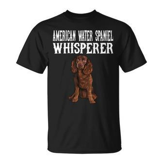 American Water Spaniel Wisperer Dog Lover T-Shirt | Mazezy