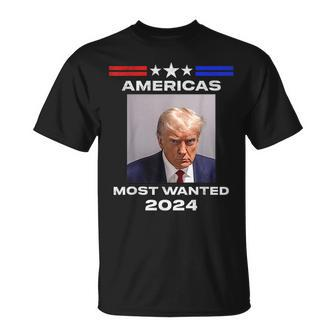 Americas Most Wanted Trump 2024 T-Shirt - Seseable