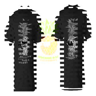 Anchor Bay Ca California Cute Pineapple Sunglasses Vacation Unisex T-Shirt | Mazezy
